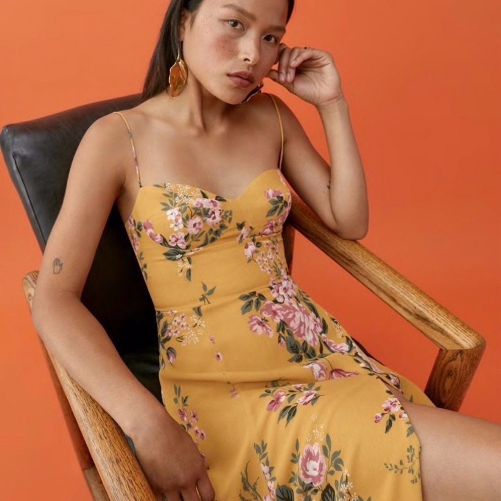 Reformation Juliette Dress In Anjelica Size 4 - Picture 3 of 11